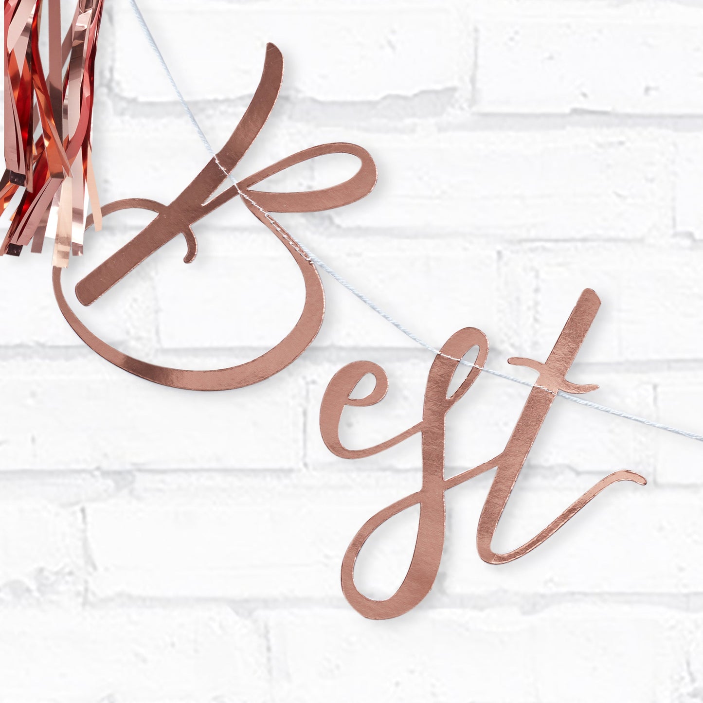 Best Day Ever Rose Gold Bunting- 10 Inner Pack
