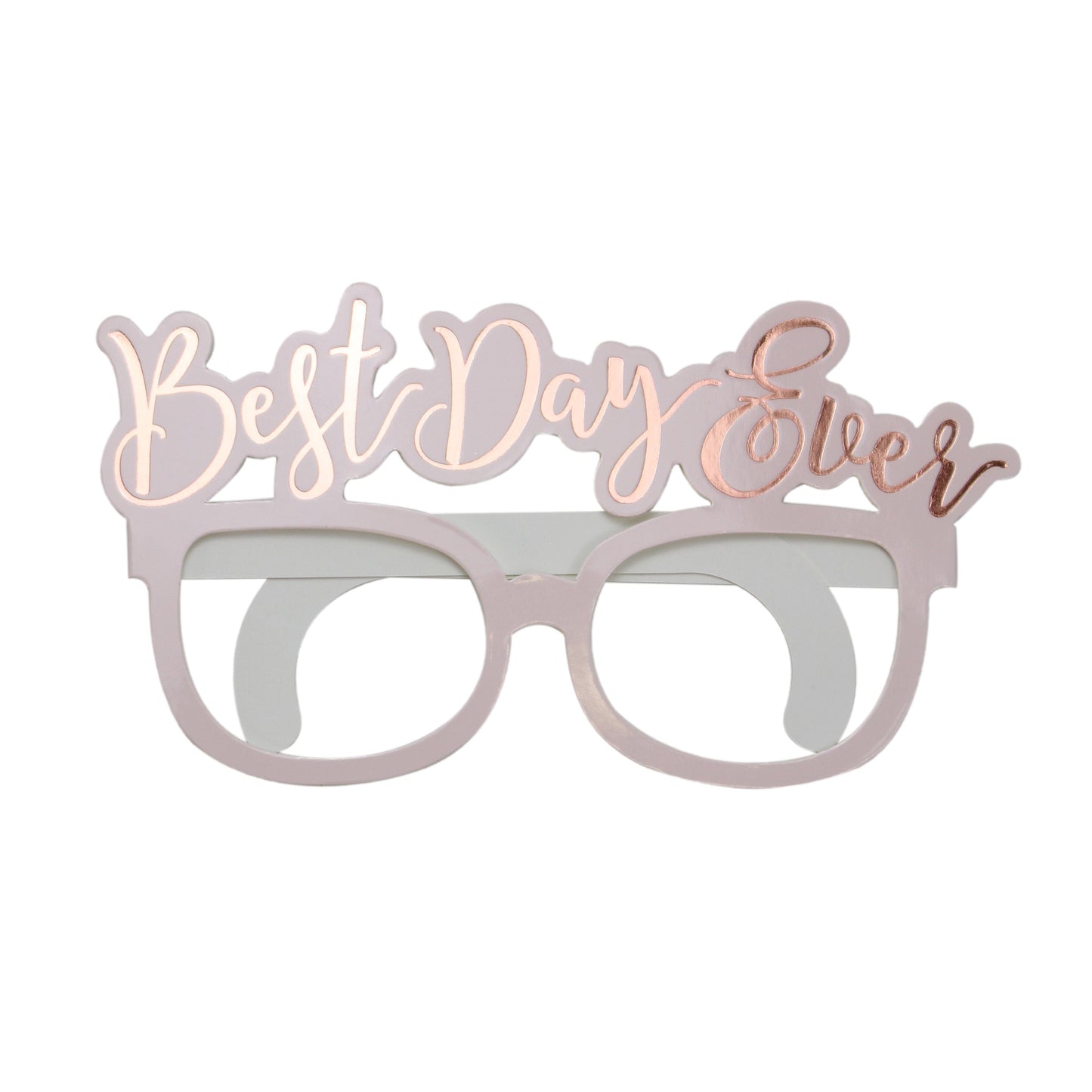 Rose Gold Best Day Ever Glasses- 10 Inner Pack