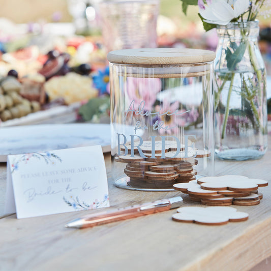 Advice For The Bride Message Jar- 5 Inner Pack