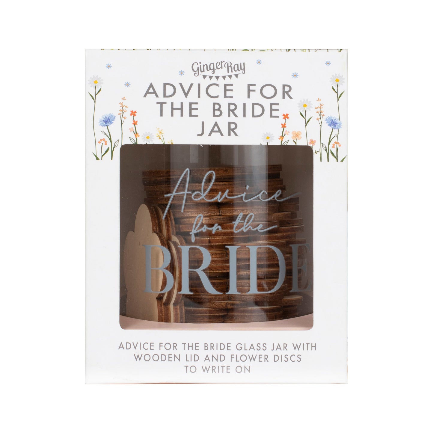 Advice For The Bride Message Jar- 5 Inner Pack