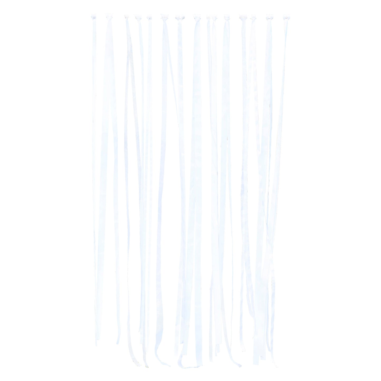 White Ribbon Hanging Wedding Backdrop- 5 Inner Pack