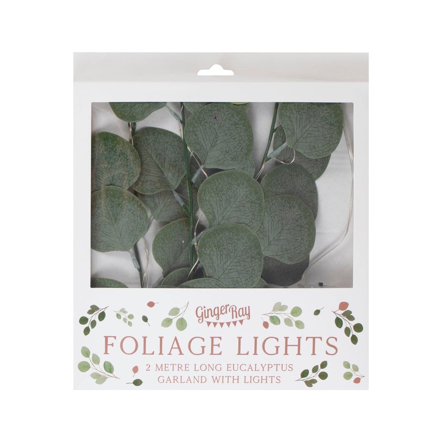 Artificial Eucalyptus Garland With Lights- 5 Inner Pack