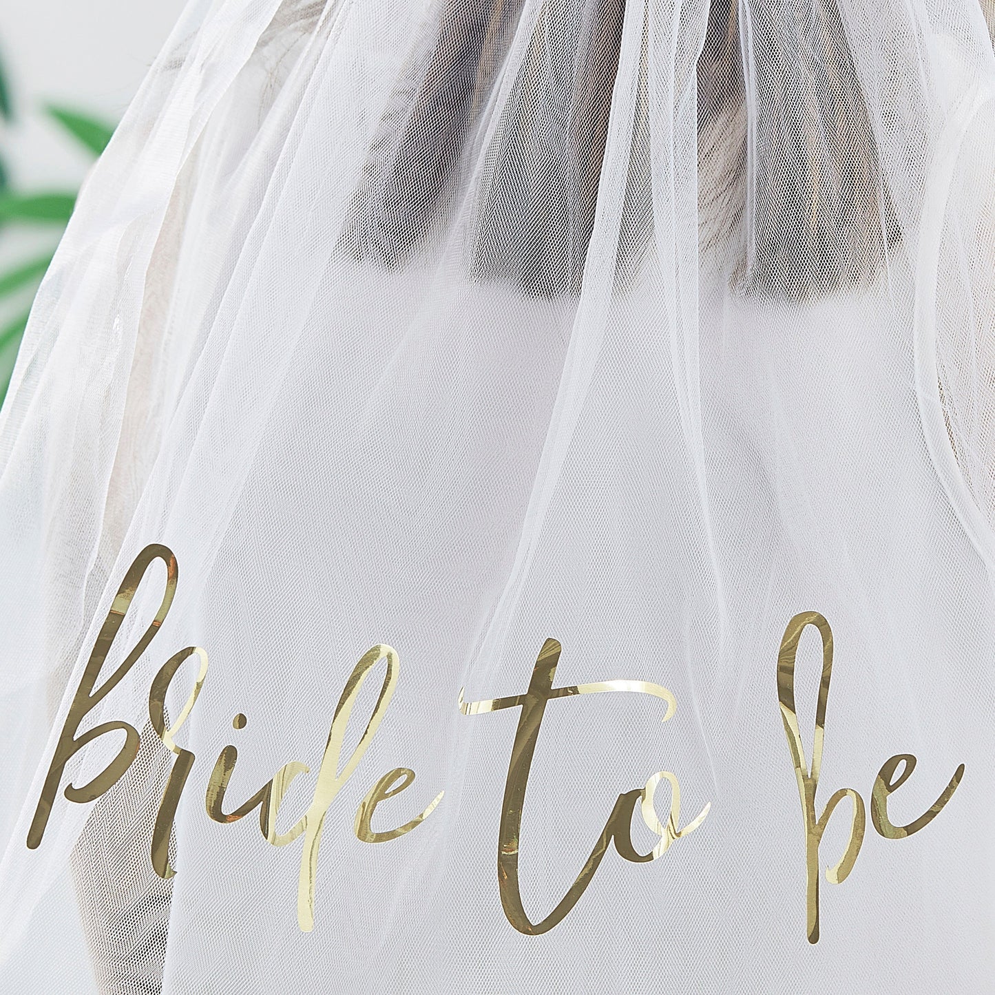 Eucalyptus Bride To Be Hen Party Veil- 5 Inner Pack