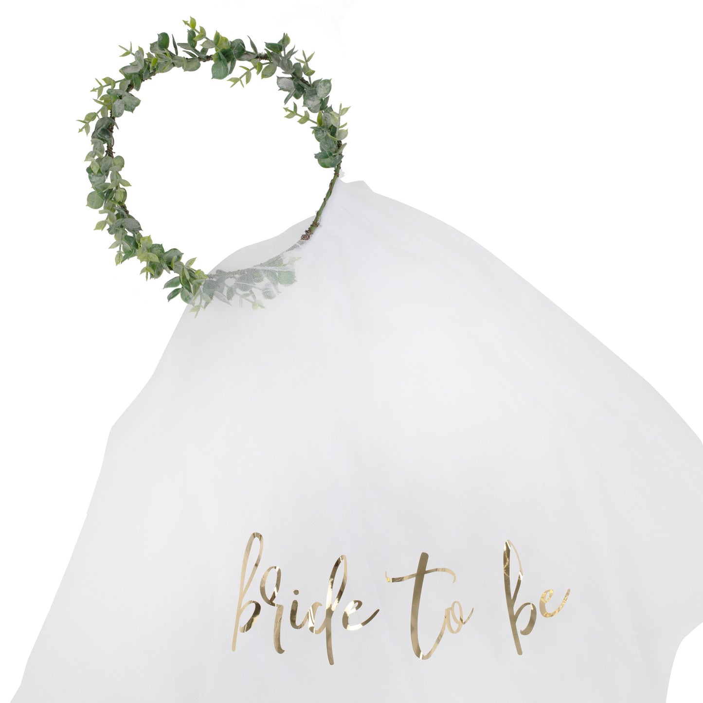 Eucalyptus Bride To Be Hen Party Veil- 5 Inner Pack