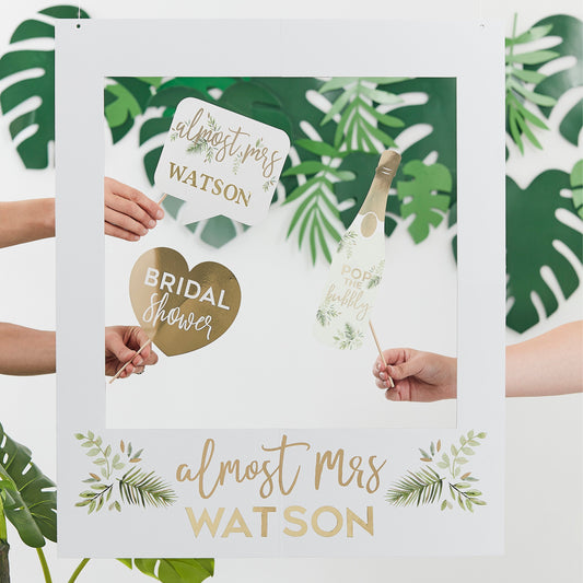 Botanical Personalised Hen Party Photo Frame- 5 Inner Pack