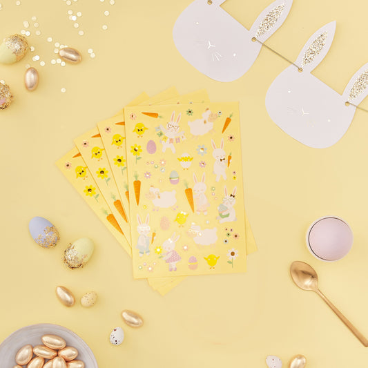Easter Bunny & Friends Easter Stickers- 5 Inner Pack