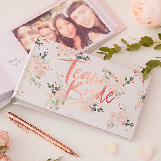 Hen Party Floral Photo Album Book- 6 Inner Pack