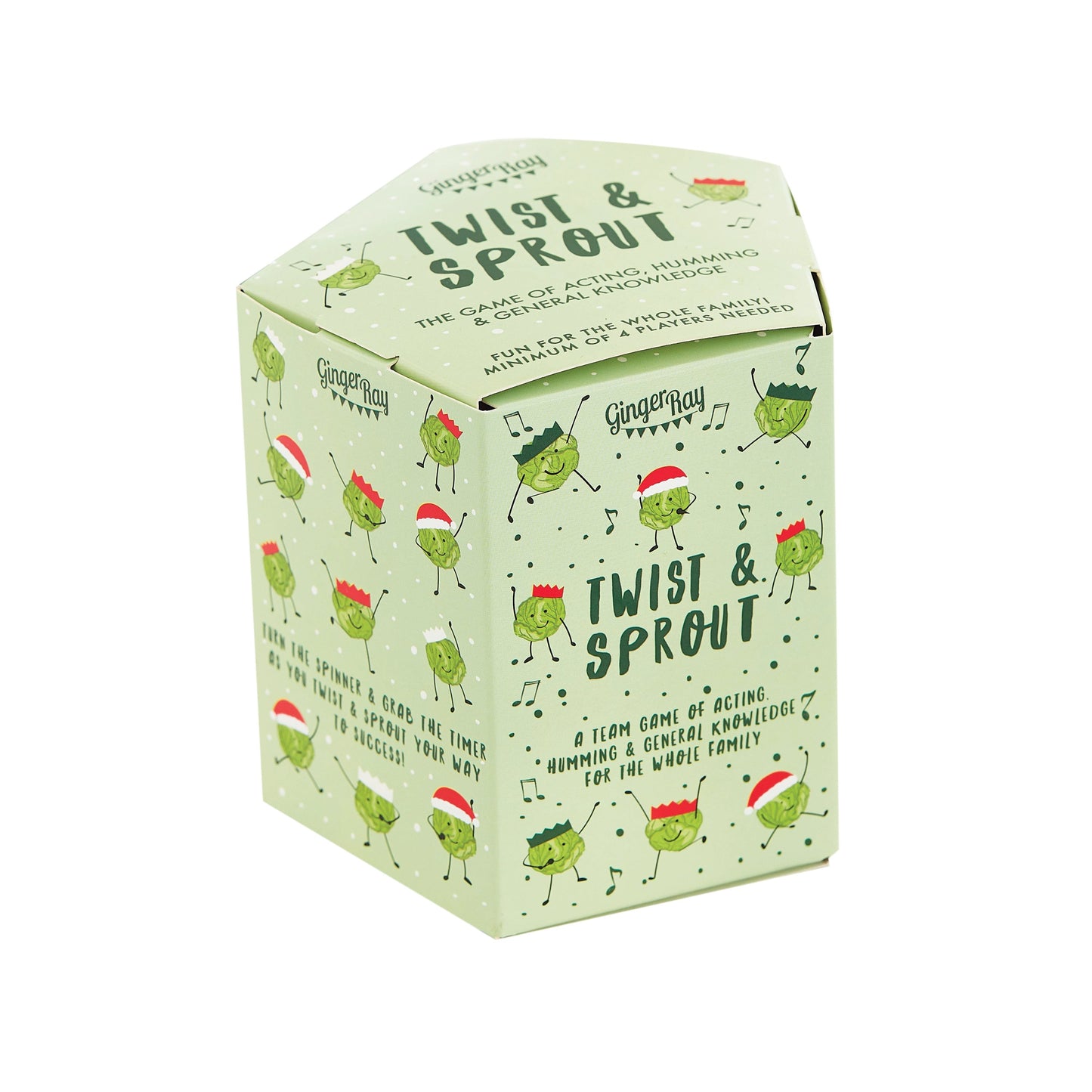 Twist & Sprout Christmas Family Party Game - Ginger Games- 5 Inner Pack