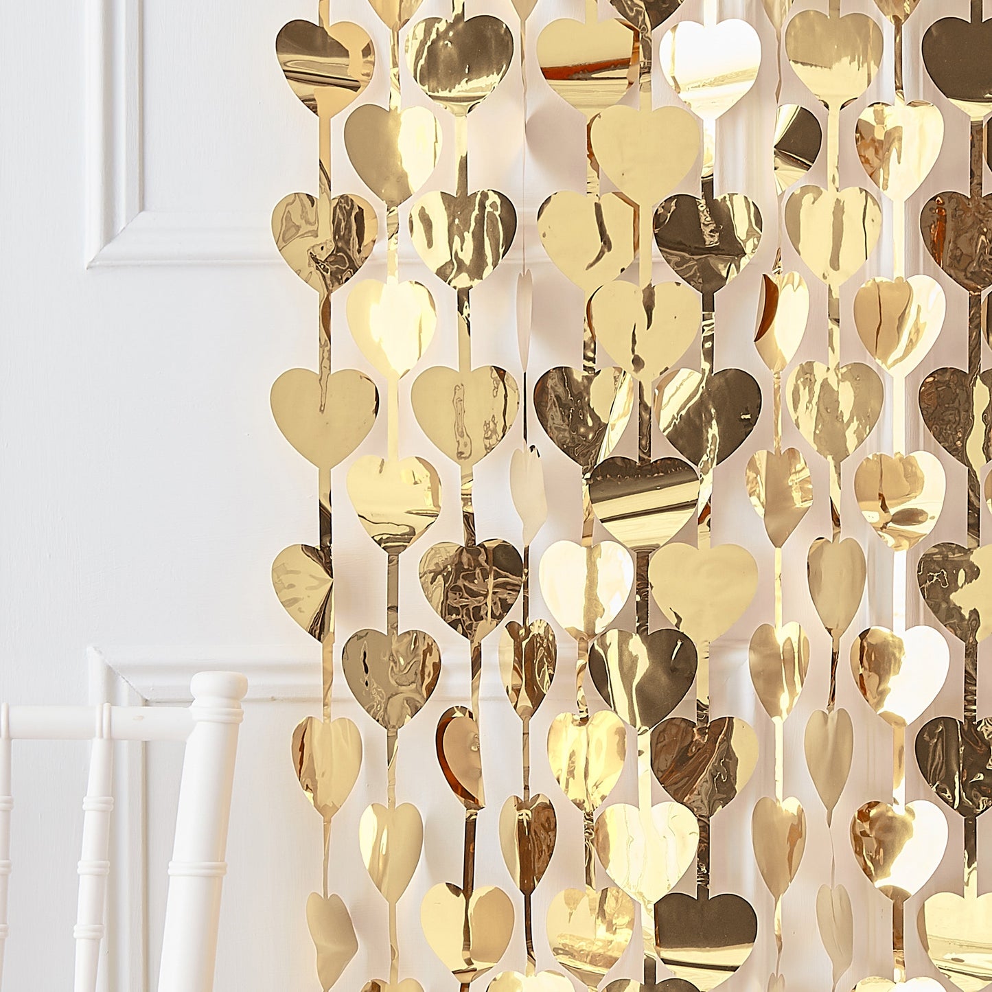 Gold Heart Party Backdrop- 5 Inner Pack