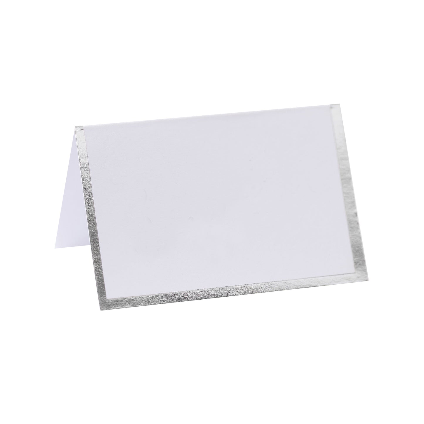 Silver Foiled Wedding Place Cards- 10 Inner Pack