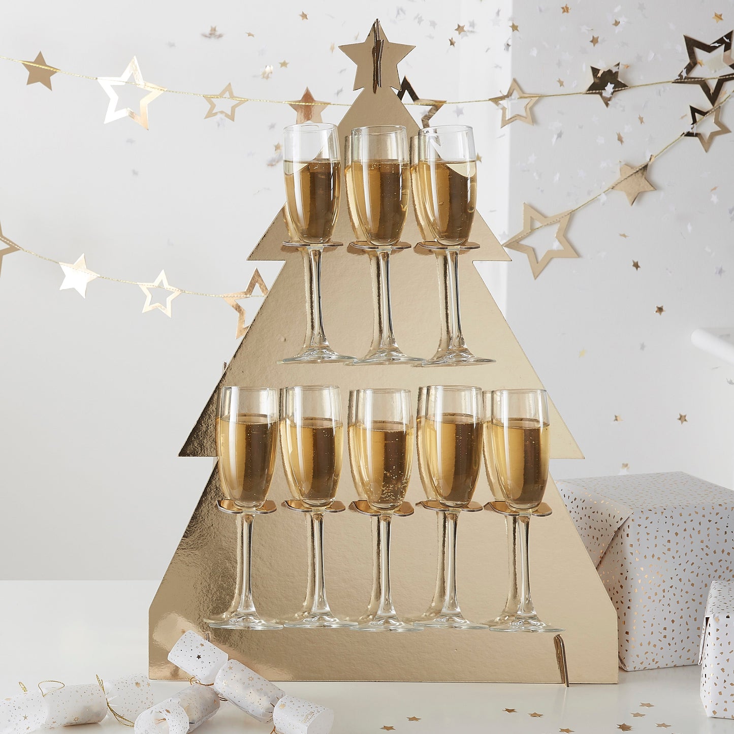 Christmas Tree Shaped Drinks Holder- 5 Inner Pack