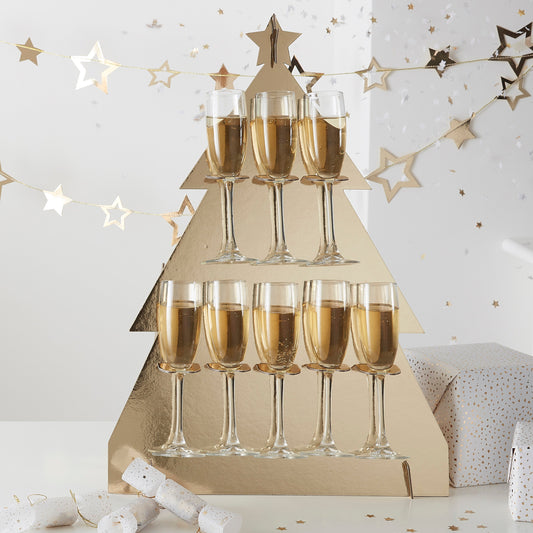 Christmas Tree Shaped Drinks Holder- 5 Inner Pack
