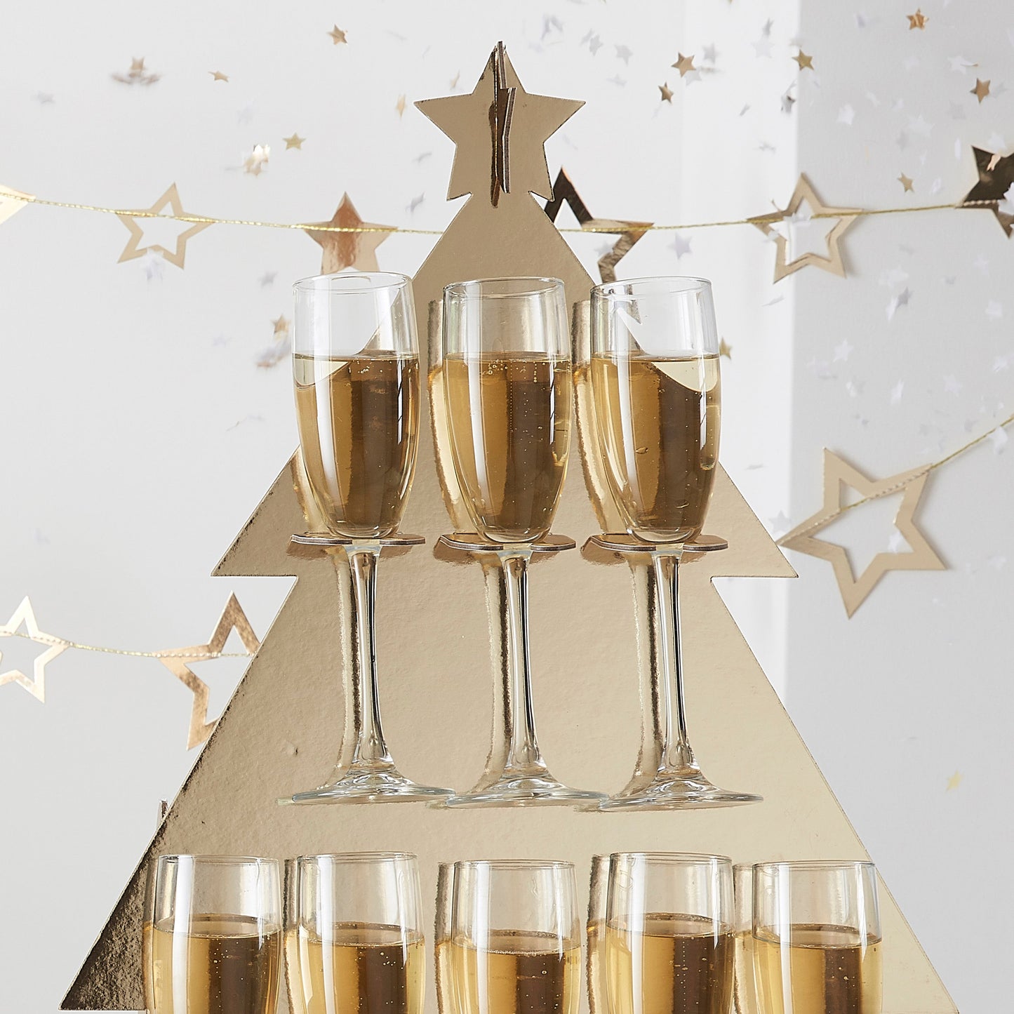 Christmas Tree Shaped Drinks Holder- 5 Inner Pack