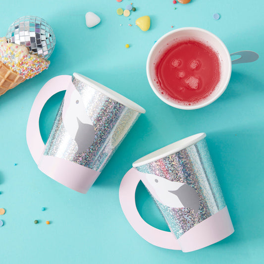 Flamingo Shaped Paper Cups- 10 Inner Pack