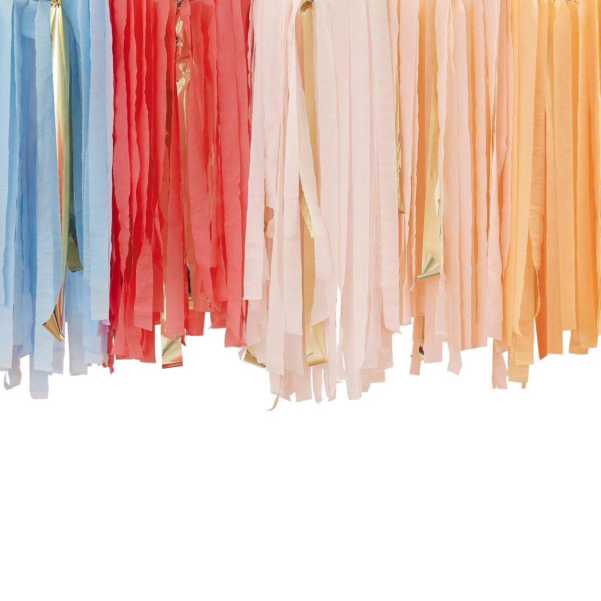 Pastel Hanging Streamer Party Backdrop- 5 Inner Pack