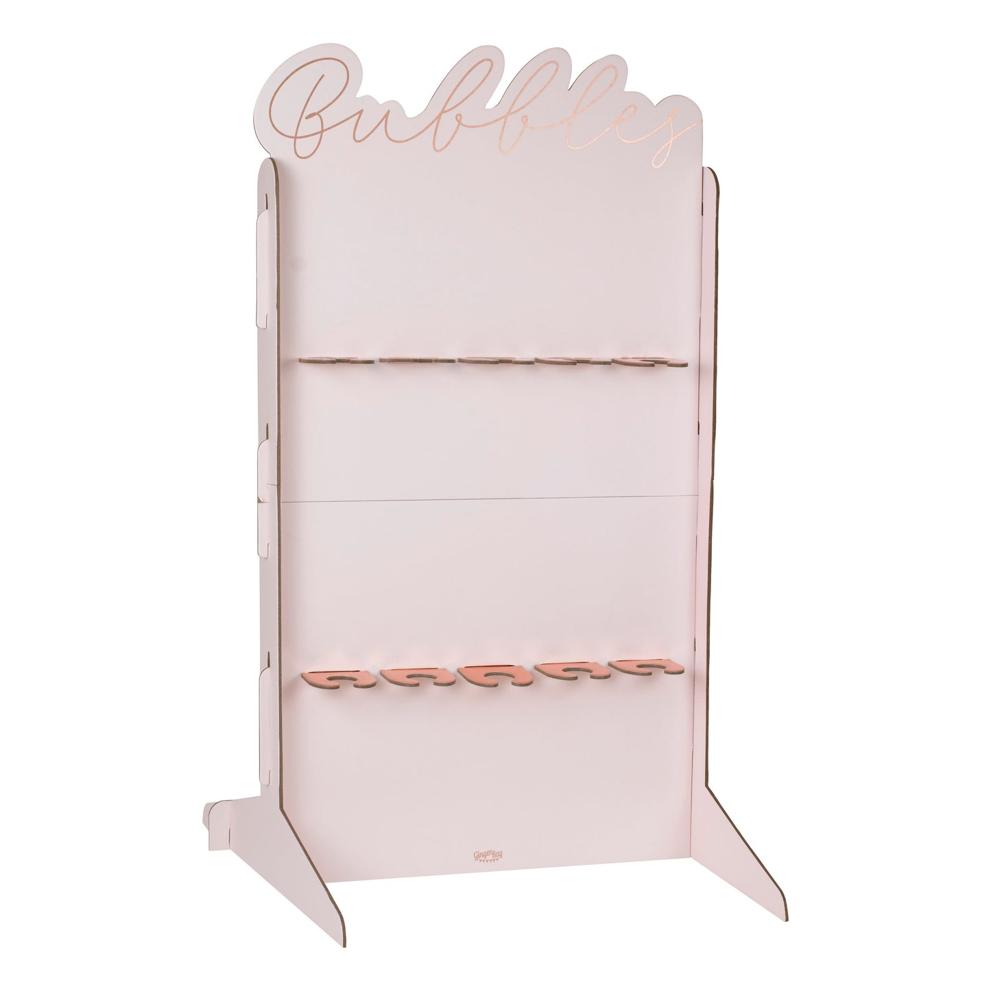 Rose Gold Foiled & Blush Bubbly Wall- 5 Inner Pack