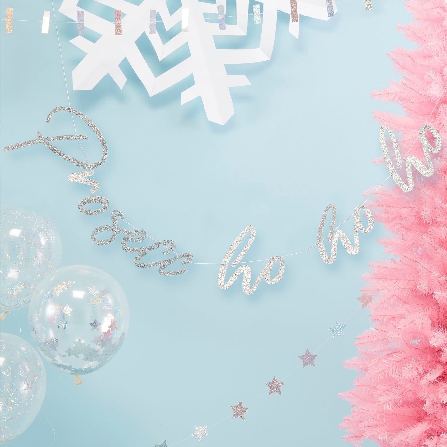 Iridescent Prosecco Ho Ho Bunting - Jolly Vibes- 10 Inner Pack