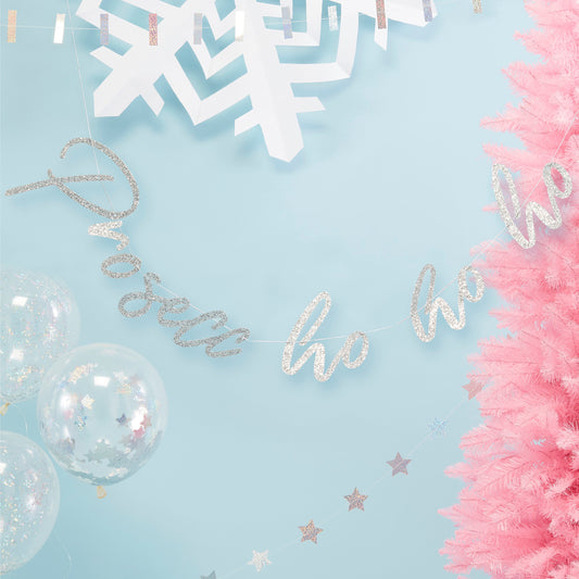 Iridescent Prosecco Ho Ho Bunting - Jolly Vibes- 10 Inner Pack
