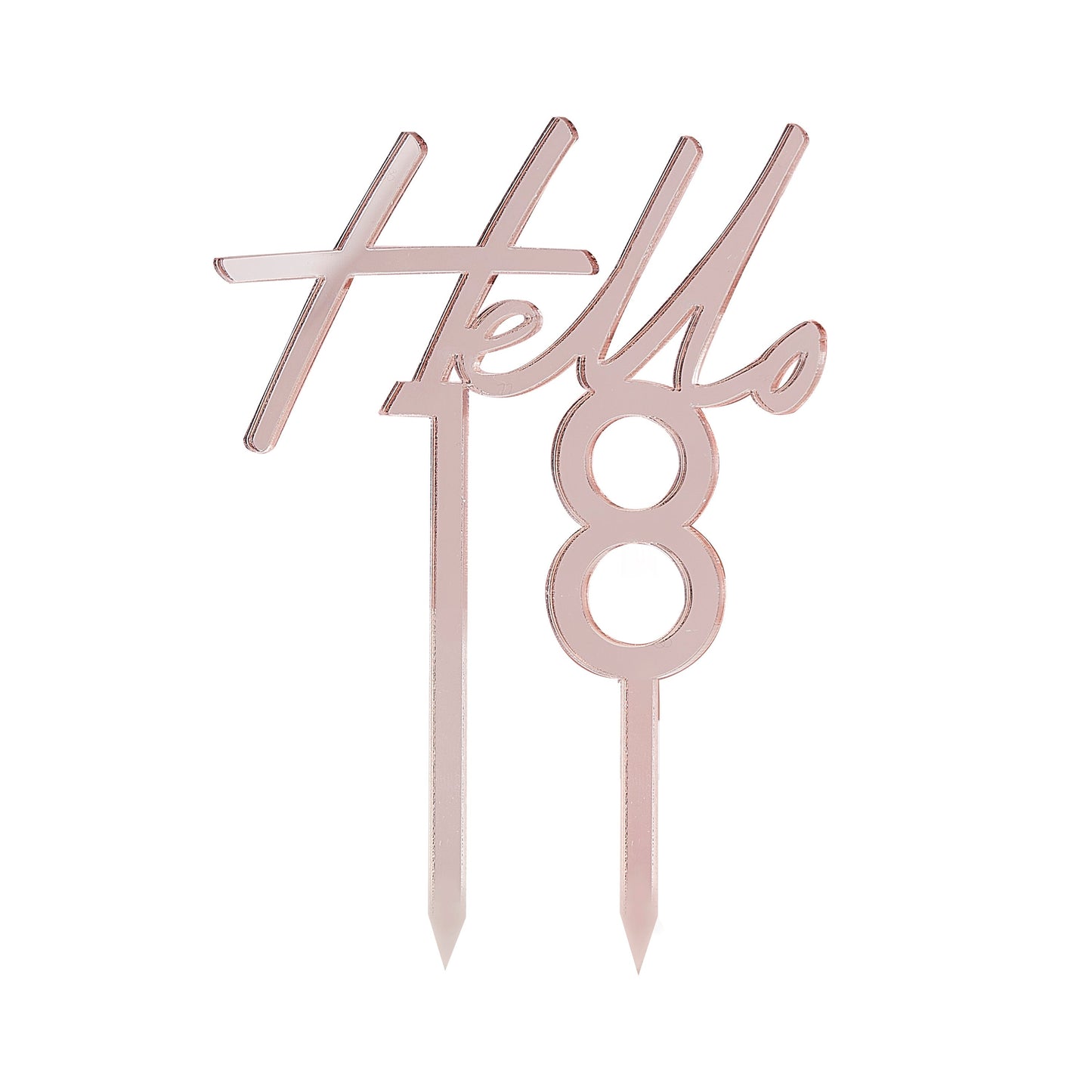18th Birthday Cake Topper- 5 Inner Pack