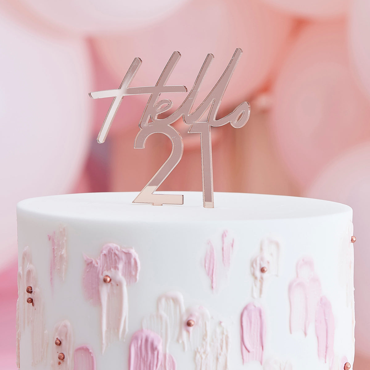 21st Birthday Cake Topper- 5 Inner Pack