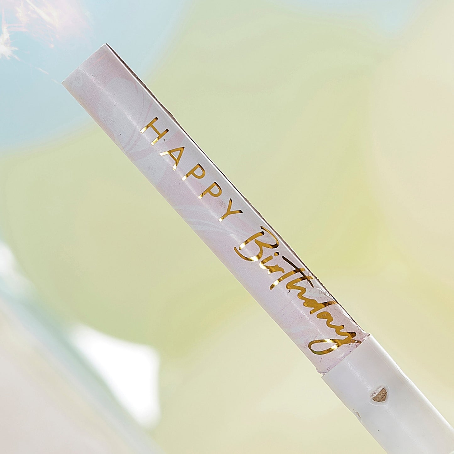 Musical Happy Birthday Sparkler Candle Fountain- 5 Inner Pack