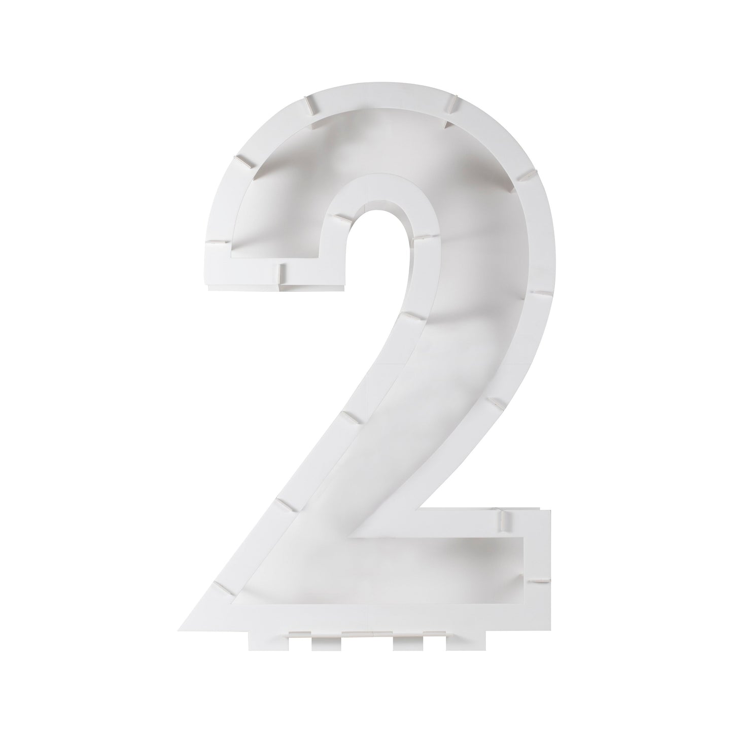 Balloon Mosaic Number Stand 2- 4 Inner Pack