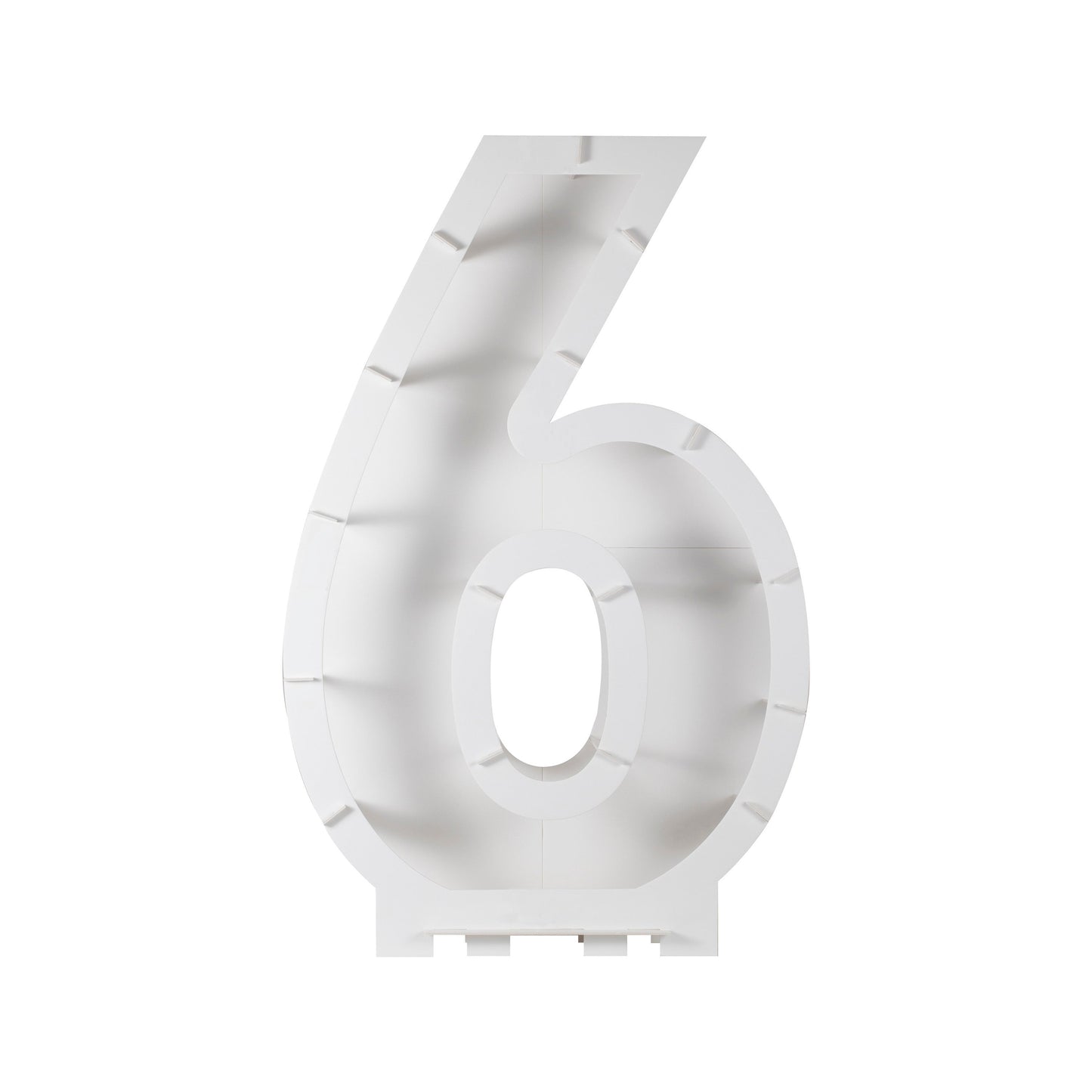 Balloon Mosaic Number Stand 6- 4 Inner Pack