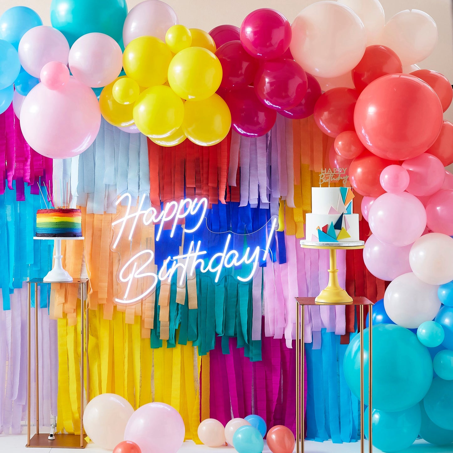 Balloon Mosaic Number Stand 6- 4 Inner Pack