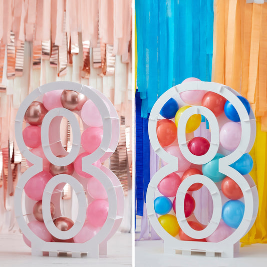 Balloon Mosaic Number Stand 8- 4 Inner Pack