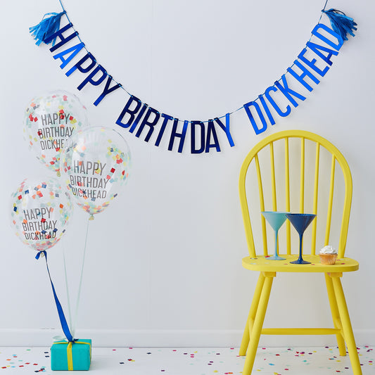 Happy Birthday Dickhead Party Kit- 5 Inner Pack