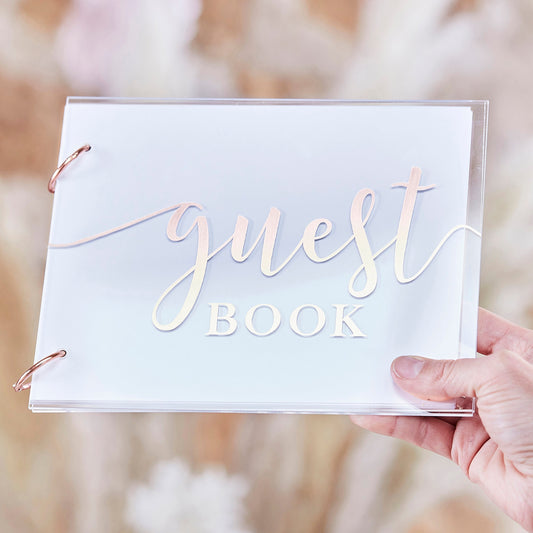 Acrylic Wedding Guest Book- 5 Inner Pack