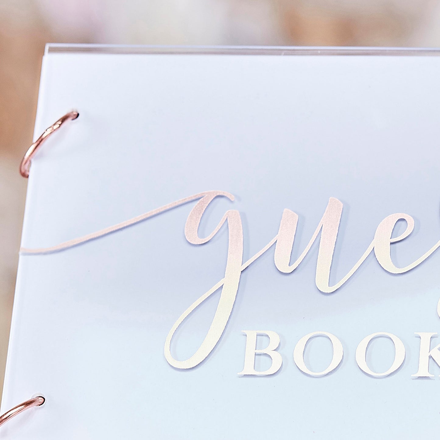 Acrylic Wedding Guest Book- 5 Inner Pack