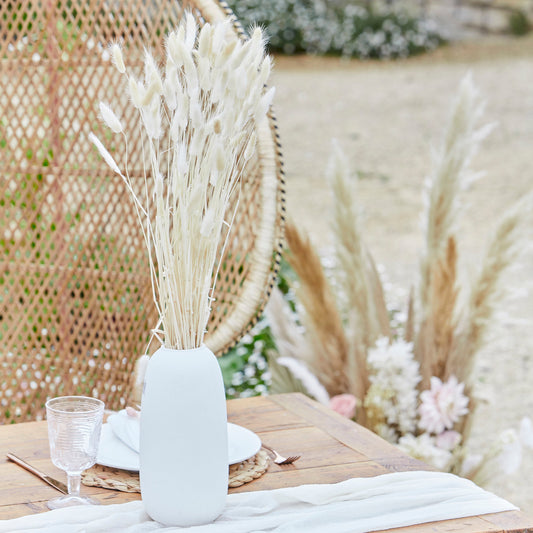 Natural Off White Bunny Tail Pampas Grass- 5 Inner Pack