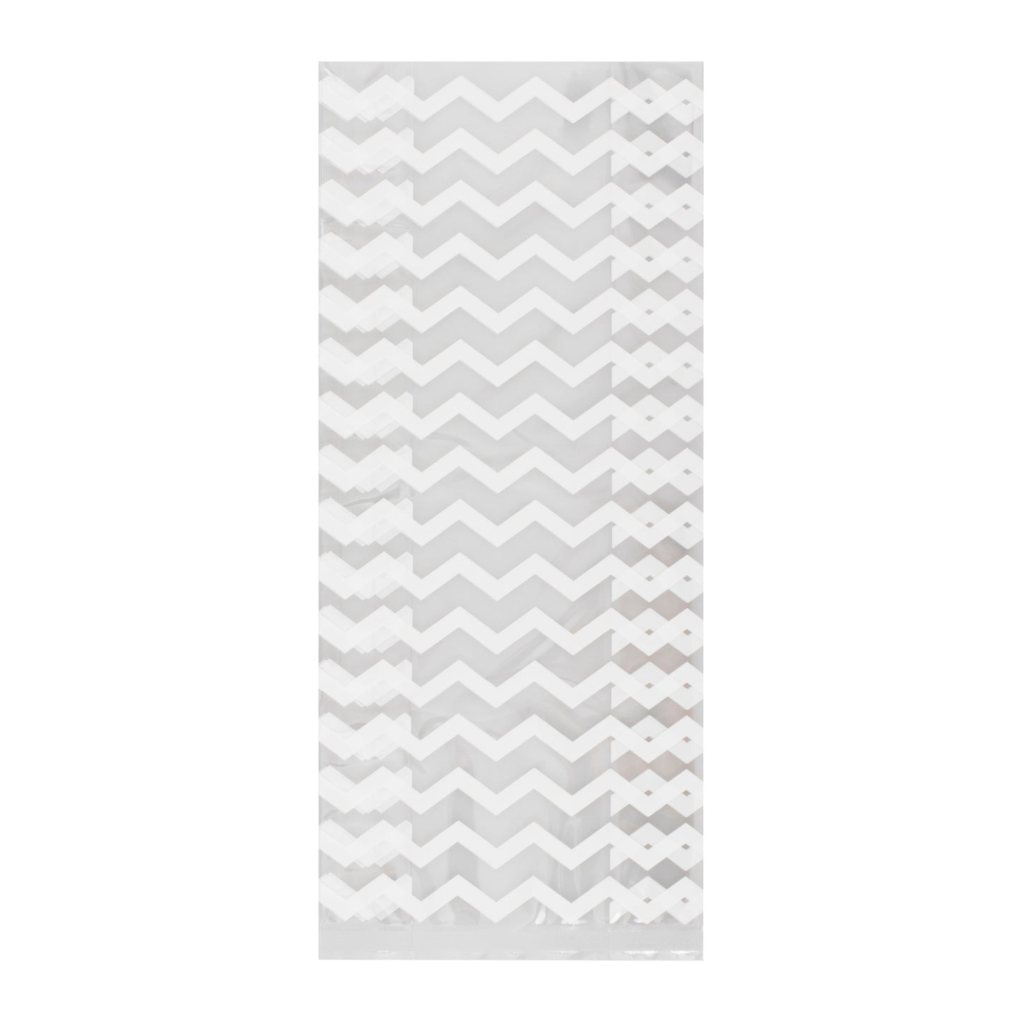 White Chevron Party Bags- 10 Inner Pack