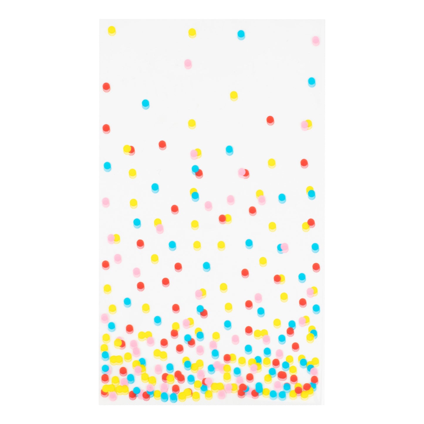 Clear Multicoloured Spot Lollipop Bags- 10 Inner Pack