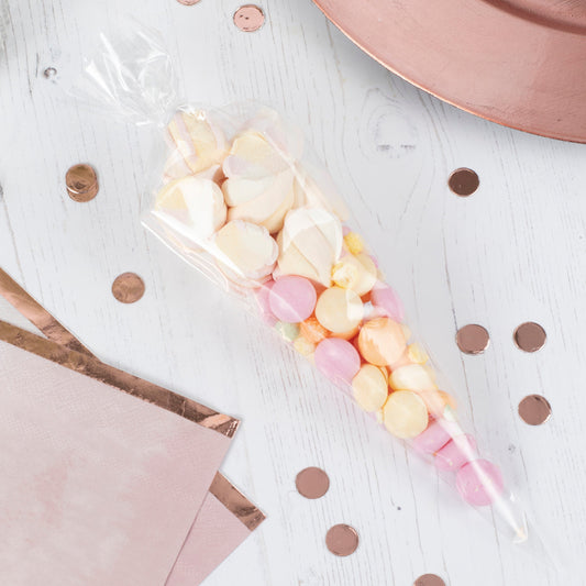 Clear Sweet Cone Bags- 10 Inner Pack