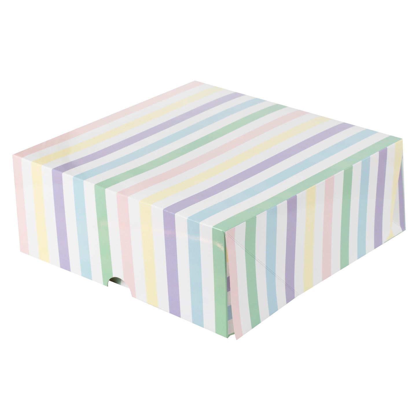 Pastel Striped Cake Boxes- 5 Inner Pack