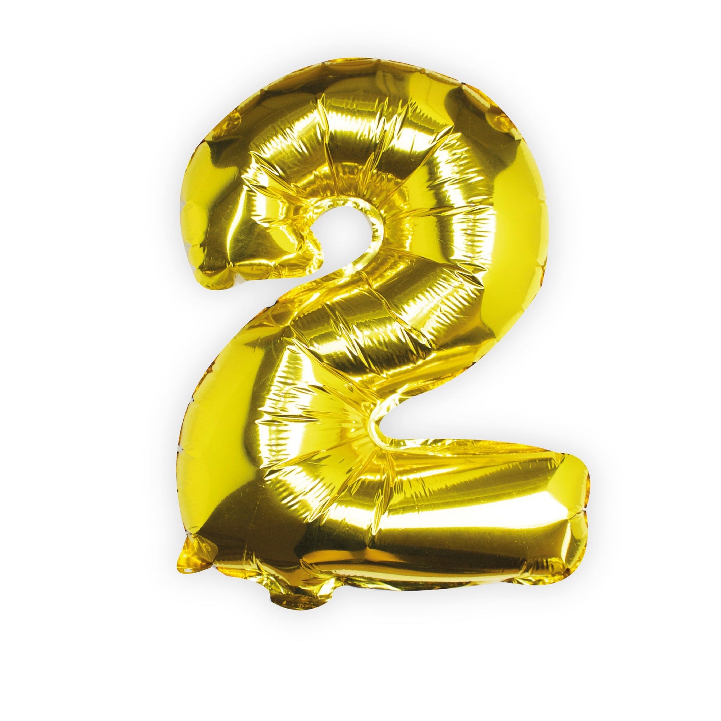 Gold Foil Number Balloon- 5 Inner Pack