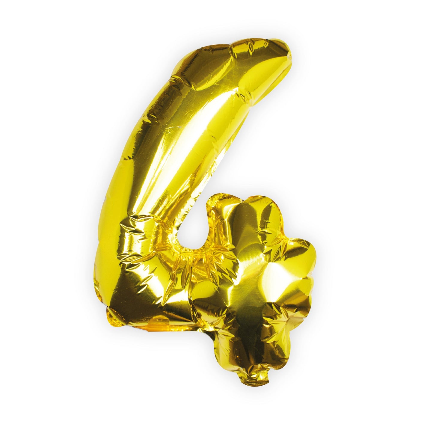 Gold Foil Number Balloon- 5 Inner Pack