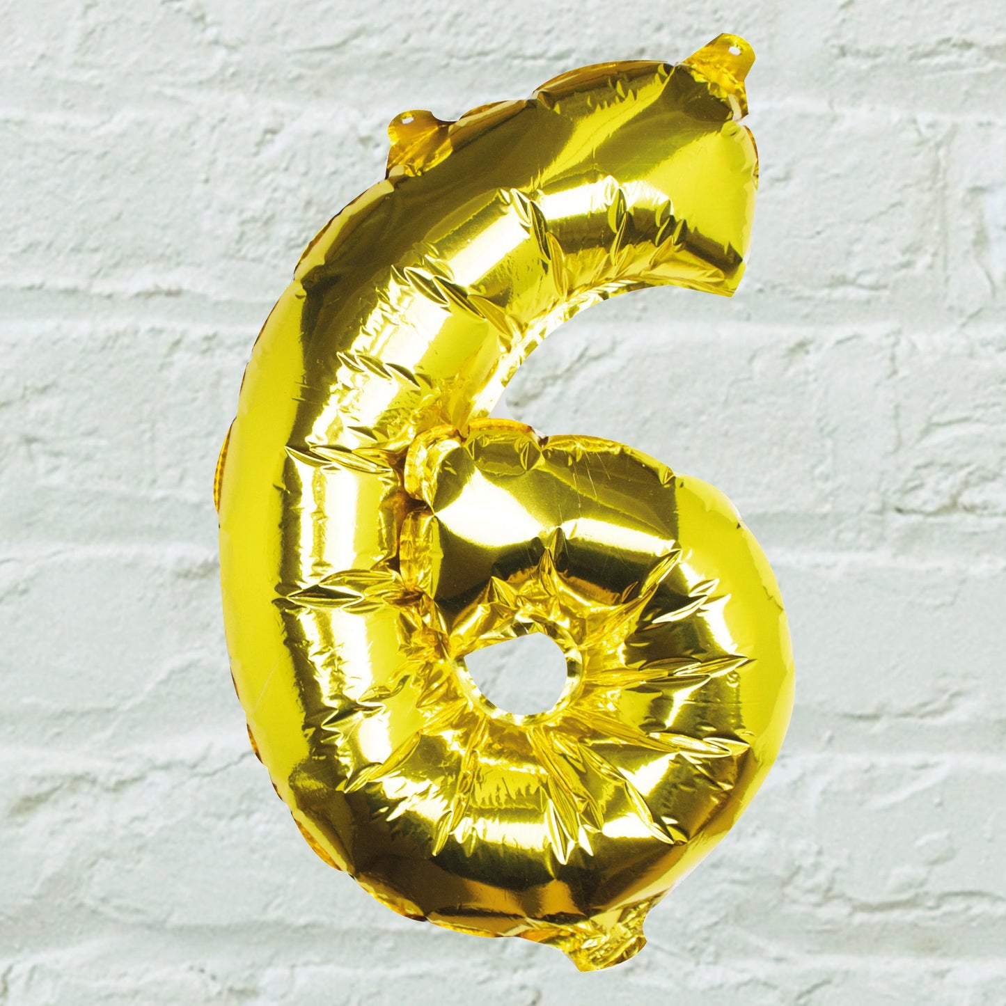Gold Foil Number Balloon- 5 Inner Pack