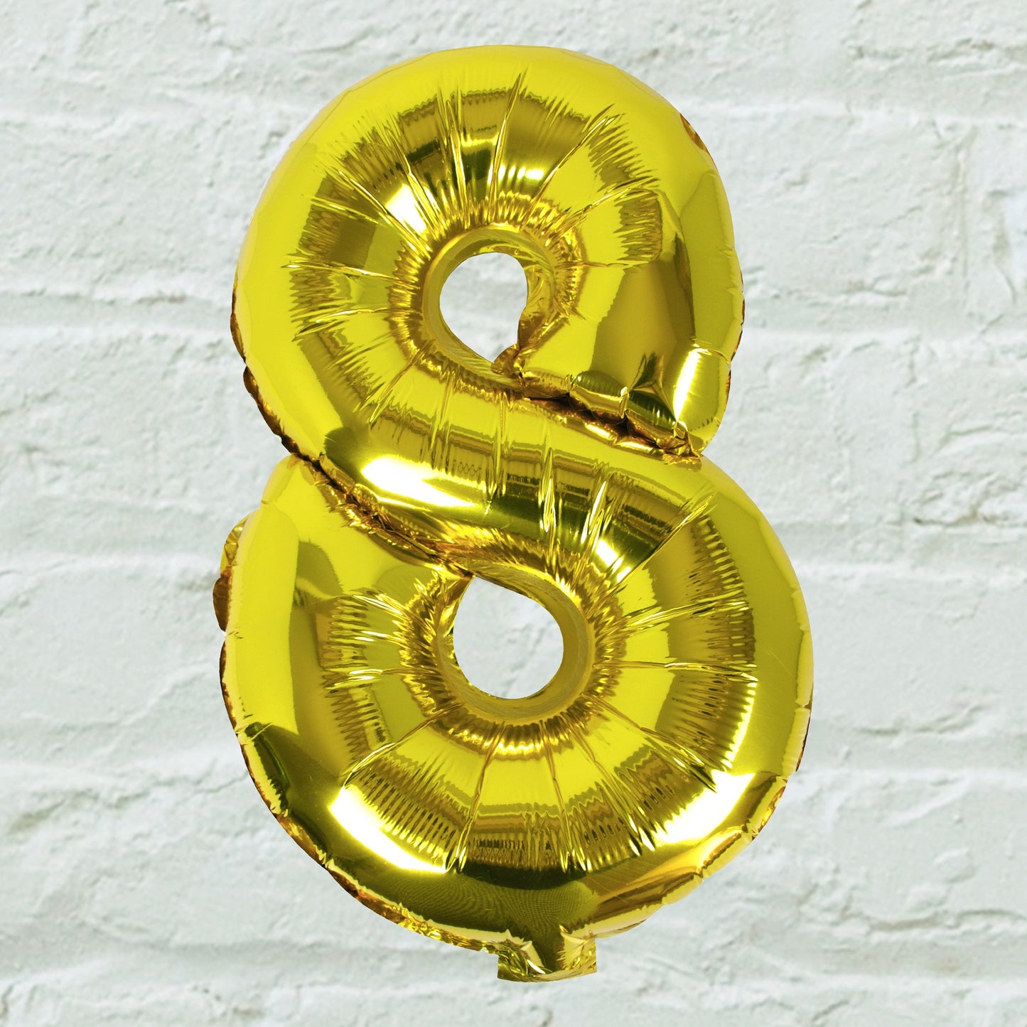 Gold Foil Number Balloon- 5 Inner Pack