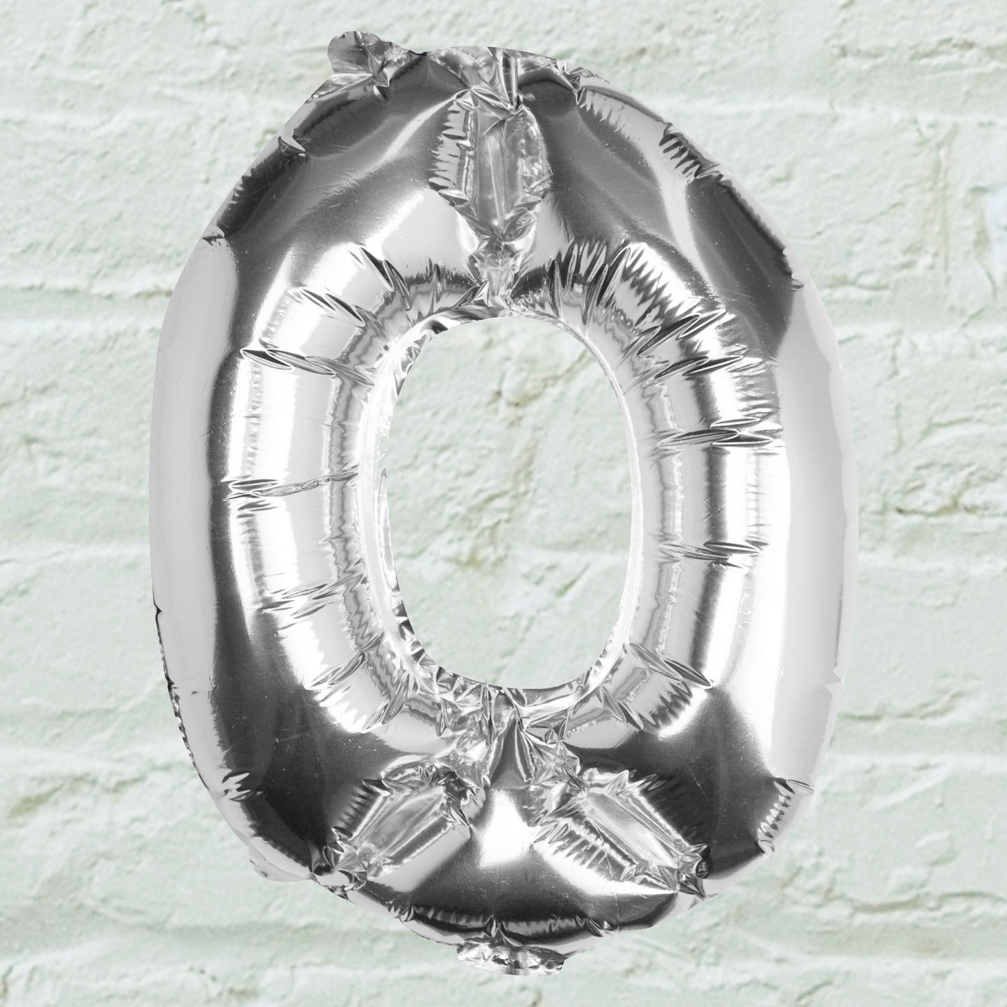 Silver Foil Number Balloon- 5 Inner Pack