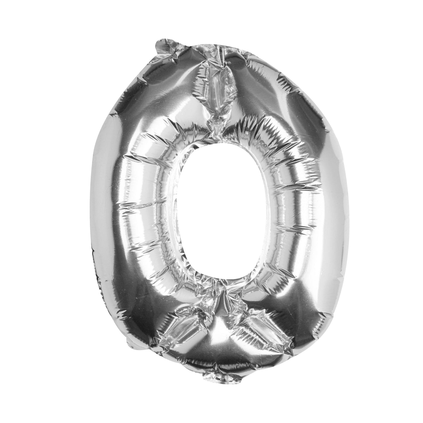 Silver Foil Number Balloon- 5 Inner Pack