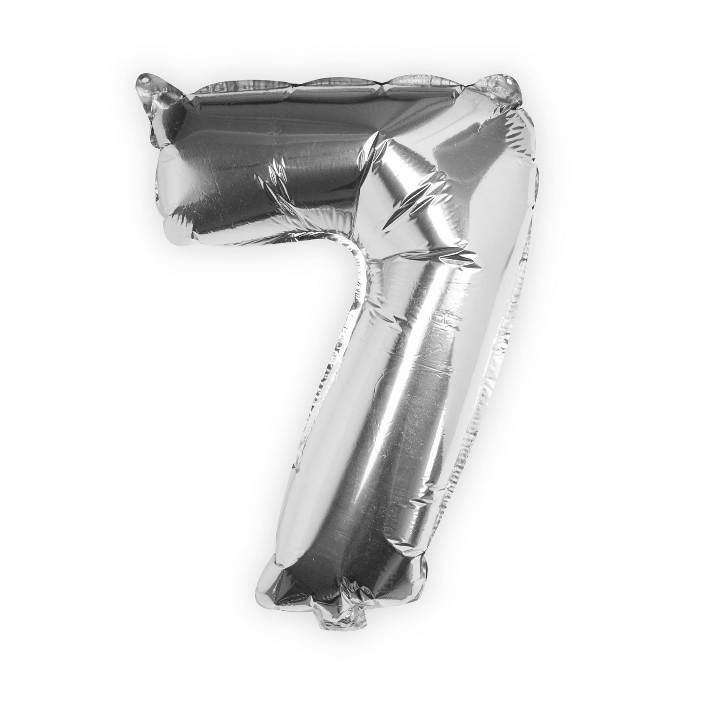 Silver Foil Number Balloon- 5 Inner Pack