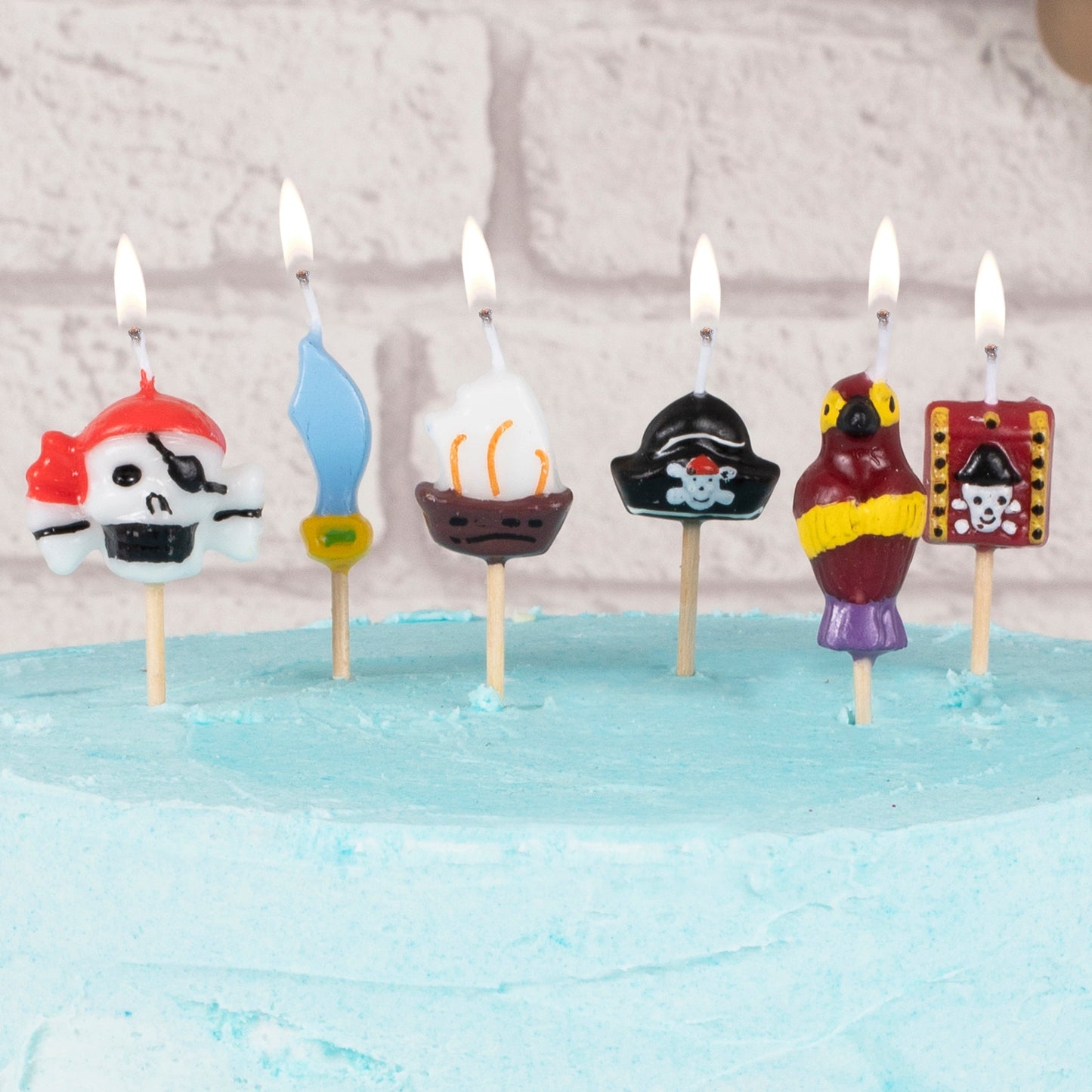 Pirate Birthday Cake Candles- 10 Inner Pack