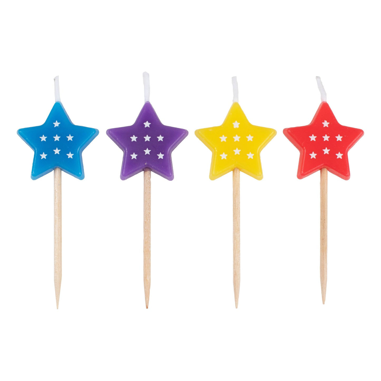 Star Birthday Cake Candles- 10 Inner Pack