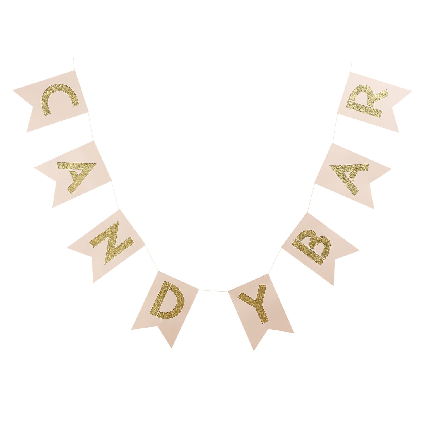 Pink & Gold Candy Bar Bunting - Pastel Perfection- 5 Inner Pack