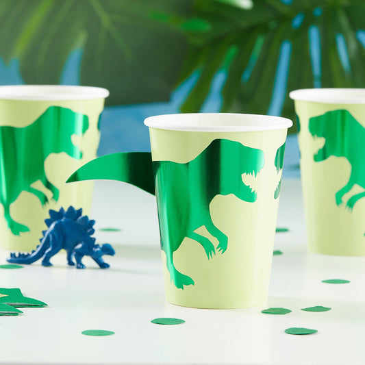 Paper Dinosaur Cups- 5 Inner Pack