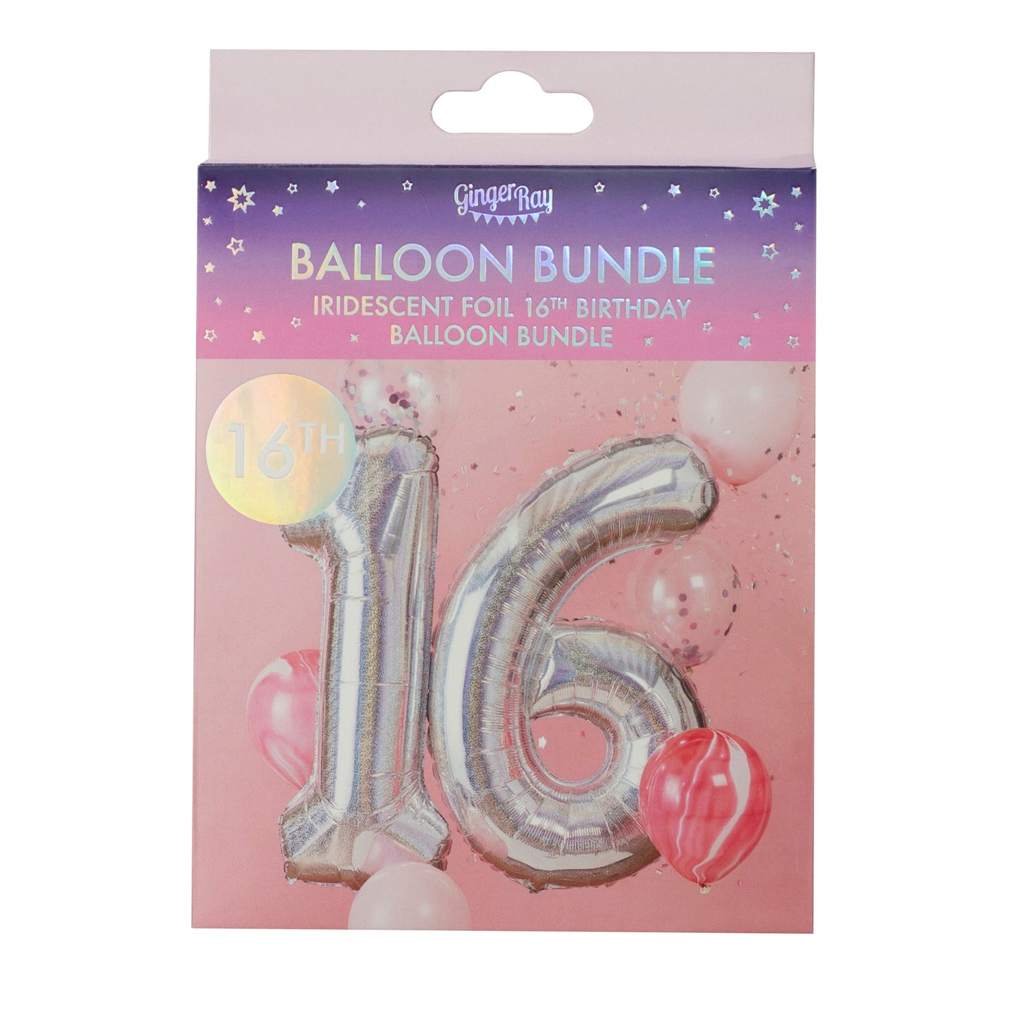 16th Birthday Balloon Bundle- 5 Inner Pack