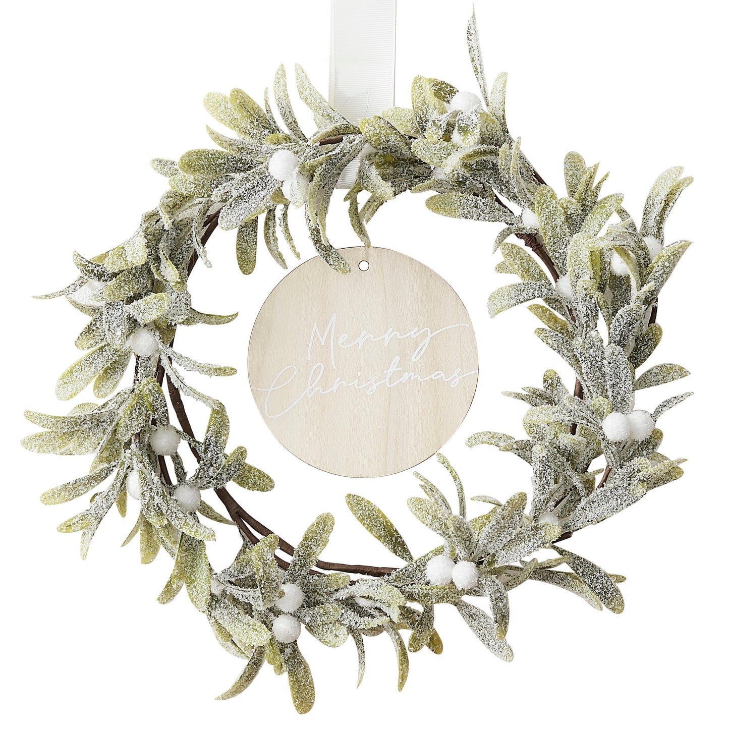 Mistletoe And Merry Christmas Door Wreath- 5 Inner Pack